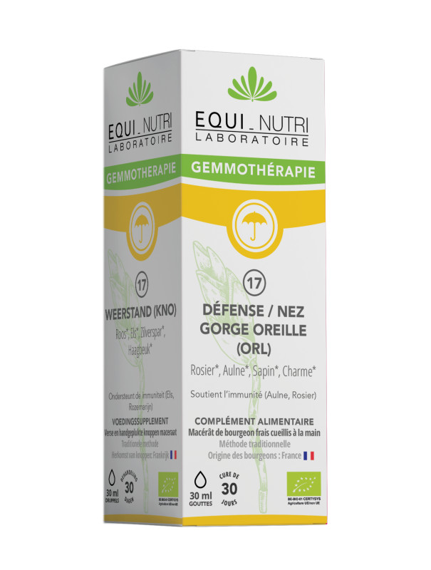 Bourgeons BIO - N°17 défense - 30 ml - EQUI-NUTRI