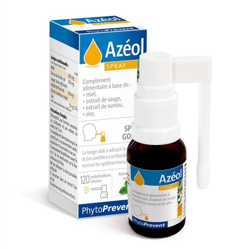 Azéol AV spray gorge - 15 ml - PILEJE - ARCH
