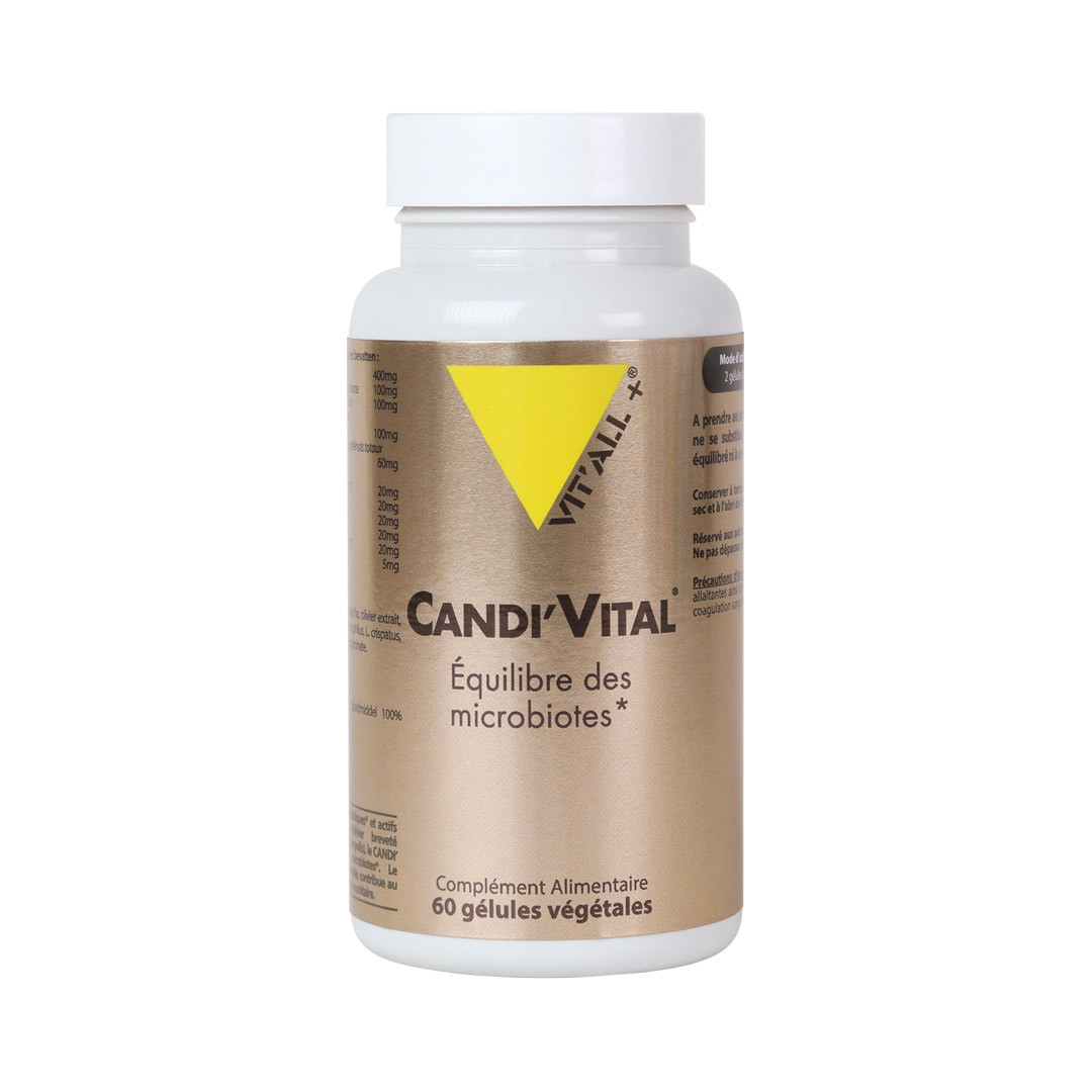 CANDI' VITAL - 60 gélules végétales - VIT'ALL+