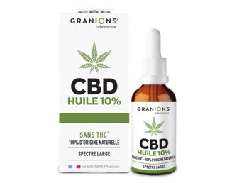 Huile CBD 10% - 10 ml - GRANIONS