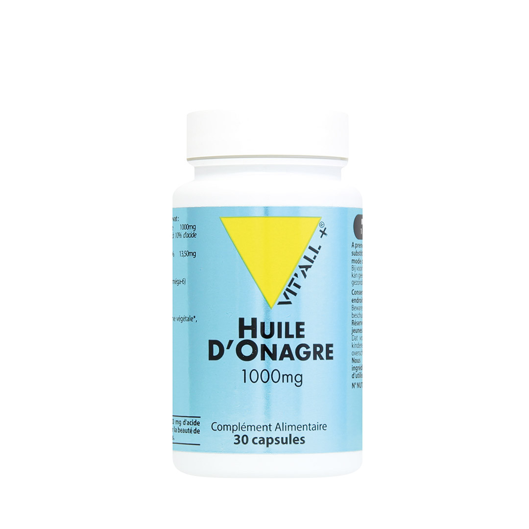 Huile d'onagre 1000mg- 30 capsules - VIT'ALL+