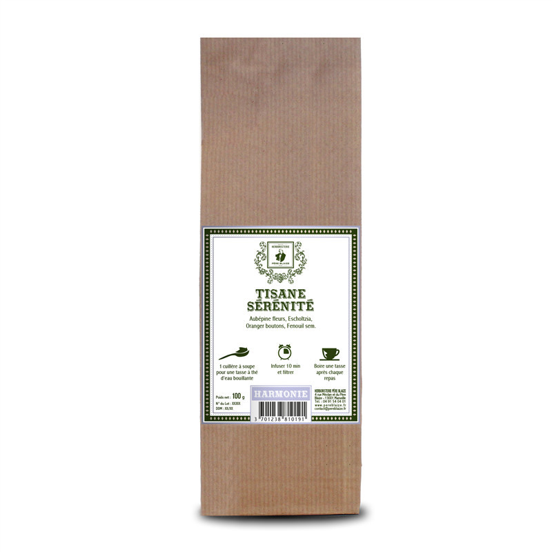 Tisane Sérénité sans millepertuis - 200 g - PÈRE BLAIZE