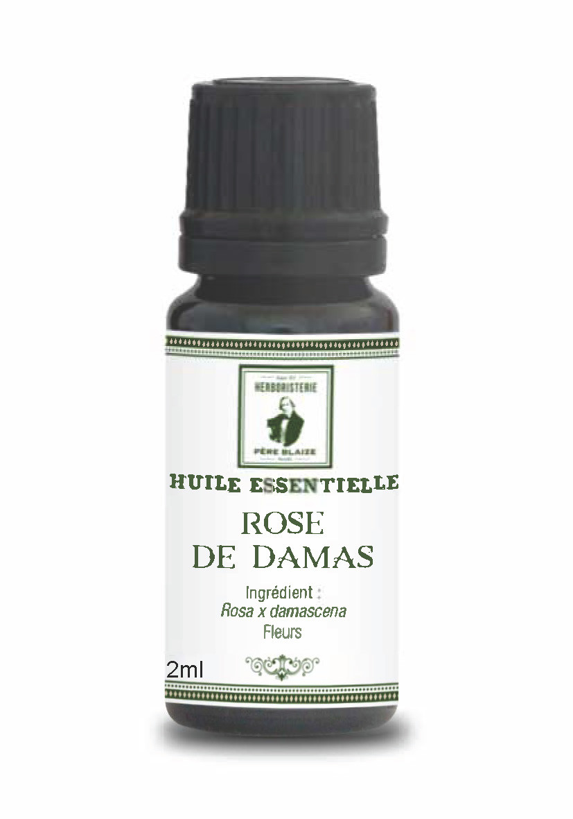 Huile Essentielle Rose de Damas BIO (Iran) - 2 ml - Père Blaize